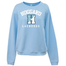 Hoggard Lax Logo Ladies Crew Neck Sweatshirt - Orders due Wednesday, January 25, 2023